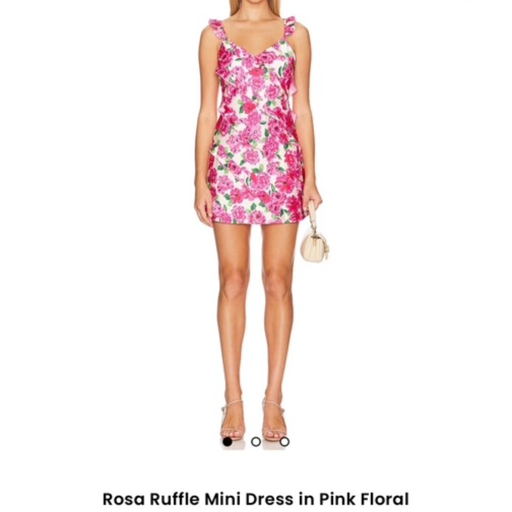 Mumu - Rosa Ruffle Mini Dress